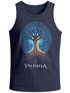 Herren Tank-Top Odin Ragnar Gott Nordisch Runen Valhalla Wikinger Nordmänner Mythologie Muscle Shirt Neverless®preview