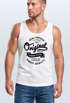 Herren Tank-Top Original Denim Goods Vintage Druck Muskelshirt Muscle Shirt Neverless®preview