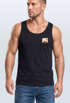 Herren Tank-Top Outdoor Adventure Printshirt Brustlogo Natur Berge Wandern Fashion Muskelshirt Neverless®preview