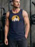 Herren Tank-Top Outdoor Print Natural Badge Logo Wandern Fashion Sommer Muskelshirt Neverless®preview