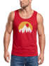 Herren Tank-Top Outdoor Print Natural Badge Logo Wandern Fashion Sommer Muskelshirt Neverless®preview
