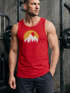 Herren Tank-Top Outdoor Print Natural Badge Logo Wandern Fashion Sommer Muskelshirt Neverless®preview