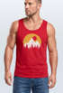 Herren Tank-Top Outdoor Print Natural Badge Logo Wandern Fashion Sommer Muskelshirt Neverless®preview