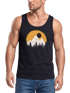 Herren Tank-Top Outdoor Print Natural Badge Logo Wandern Fashion Sommer Muskelshirt Neverless®preview