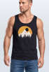Herren Tank-Top Outdoor Print Natural Badge Logo Wandern Fashion Sommer Muskelshirt Neverless®preview