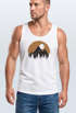 Herren Tank-Top Outdoor Print Natural Badge Logo Wandern Fashion Sommer Muskelshirt Neverless®preview