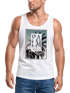 Herren Tank-Top Palm Beach Palmen Wellen Sommer Sonne USA Amerika Muskelshirt Muscle Shirt Neverless®preview