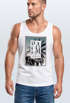 Herren Tank-Top Palm Beach Palmen Wellen Sommer Sonne USA Amerika Muskelshirt Muscle Shirt Neverless®preview