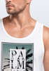 Herren Tank-Top Palm Beach Palmen Wellen Sommer Sonne USA Amerika Muskelshirt Muscle Shirt Neverless®preview