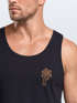 Herren Tank-Top Palme Logo Print Sommer Badge Emblem Minimal Line Art Fashion Streetstyle Muskelshirt Neverless®preview