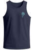 Herren Tank-Top Palme Logo Print Sommer Badge Emblem Minimal Line Art Fashion Streetstyle Muskelshirt Neverless®preview