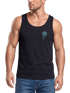 Herren Tank-Top Palme Logo Print Sommer Badge Emblem Minimal Line Art Fashion Streetstyle Muskelshirt Neverless®preview