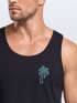 Herren Tank-Top Palme Logo Print Sommer Badge Emblem Minimal Line Art Fashion Streetstyle Muskelshirt Neverless®preview