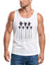 Herren Tank-Top Palmen California Westcoast Palms Summer Muskelshirt Muscle Shirt Neverless®preview