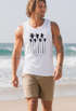 Herren Tank-Top Palmen California Westcoast Palms Summer Muskelshirt Muscle Shirt Neverless®preview
