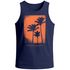 Herren Tank-Top Palmen Fotoprint Vintage Retro Style Sommer Fashion Männer Muskelshirt Neverless®preview