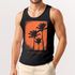 Herren Tank-Top Palmen Fotoprint Vintage Retro Style Sommer Fashion Männer Muskelshirt Neverless®preview