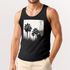 Herren Tank-Top Palmen Fotoprint Vintage Style Frontprint Beach Sommer Strand Outfit Muskelshirt Neverless®preview