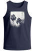 Herren Tank-Top Palmen Fotoprint Vintage Style Frontprint Beach Sommer Strand Outfit Muskelshirt Neverless®preview