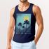 Herren Tank-Top Palmen-Motiv Sommer Printshirt Surfer Style Fashion Streetwear Männer  Muskelshirt Neverless®preview