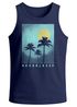 Herren Tank-Top Palmen-Motiv Sommer Printshirt Surfer Style Fashion Streetwear Männer  Muskelshirt Neverless®preview
