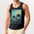 Herren Tank-Top Palmen-Motiv Sommer Printshirt Surfer Style Fashion Streetwear Männer  Muskelshirt Neverless®preview