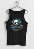 Herren Tank-Top Panda Bär Aufdruck Tiermotiv Musik Techo Print Fashion Streetstyle Muskelshirt Muscle Shirt Neverless®preview