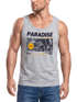 Herren Tank-Top Paradise Unlimited Sommer Motiv Aufdruck Teachwear Muskelshirt Muscle Shirt Neverless®preview