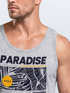Herren Tank-Top Paradise Unlimited Sommer Motiv Aufdruck Teachwear Muskelshirt Muscle Shirt Neverless®preview