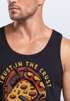 Herren Tank-Top Pizza Motiv Comic Stil Spruch Trust in the crust Fashion Streetstyle Muskelshirt Muscle Shirt Neverless®preview
