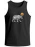 Herren Tank-Top Polygon Bär Mond Outdoor Wandern Natur Print Aufdruck Muskelshirt Neverless®preview