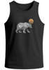Herren Tank-Top Polygon Bär Mond Outdoor Wandern Natur Print Aufdruck Muskelshirt Neverless®preview