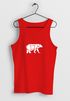 Herren Tank-Top Polygon Design Print Bär Bear Tiermotiv Outdoor Fashion Streetstyle Muskelshirt Neverless®preview