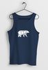 Herren Tank-Top Polygon Design Print Bär Bear Tiermotiv Outdoor Fashion Streetstyle Muskelshirt Neverless®preview