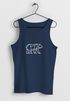 Herren Tank-Top Polygon Design Print Bär Bear Tiermotiv Outdoor Fashion Streetstyle Muskelshirt Neverless®preview