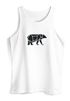 Herren Tank-Top Polygon Design Print Bär Bear Tiermotiv Outdoor Fashion Streetstyle Muskelshirt Neverless®preview