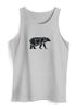 Herren Tank-Top Polygon Design Print Bär Bear Tiermotiv Outdoor Fashion Streetstyle Muskelshirt Neverless®preview