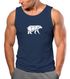 Herren Tank-Top Polygon Design Print Bär Bear Tiermotiv Outdoor Fashion Streetstyle Muskelshirt Neverless®preview