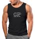 Herren Tank-Top Polygon Design Print Bär Bear Tiermotiv Outdoor Fashion Streetstyle Muskelshirt Neverless®preview