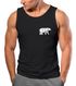 Herren Tank-Top Polygon Design Print Bär Natur Outdoor Fashion Streetstyle Muskelshirt Neverless®preview