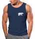 Herren Tank-Top Polygon Design Print Bär Natur Outdoor Fashion Streetstyle Muskelshirt Neverless®preview