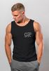 Herren Tank-Top Polygon Design Print Bär Natur Outdoor Fashion Streetstyle Muskelshirt Neverless®preview