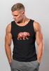 Herren Tank-Top Polygon Grafik Bär Outdoor Motive Printshirt Natur Muskelshirt Neverless®preview