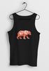 Herren Tank-Top Polygon Grafik Bär Outdoor Motive Printshirt Natur Muskelshirt Neverless®preview