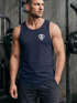 Herren Tank-Top Print Aufdruck Alpha Superhero Gym Anarchy Badge Logo Muskelshirt Neverless®preview