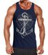 Herren Tank-Top Print Aufdruck Anker Kompass Motiv Maritim Meer Fashion StreetstyleMuskelshirt Neverless®preview