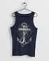 Herren Tank-Top Print Aufdruck Anker Kompass Motiv Maritim Meer Fashion StreetstyleMuskelshirt Neverless®preview