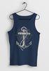 Herren Tank-Top Print Aufdruck Anker Kompass Motiv Maritim Meer Fashion StreetstyleMuskelshirt Neverless®preview