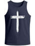 Herren Tank-Top Print Aufdruck Kreuz Cross Faith Glaube Trend-Motiv Techwear Fashion Streetstyle Muskelshirt Neverless®preview