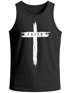 Herren Tank-Top Print Aufdruck Kreuz Cross Faith Glaube Trend-Motiv Techwear Fashion Streetstyle Muskelshirt Neverless®preview